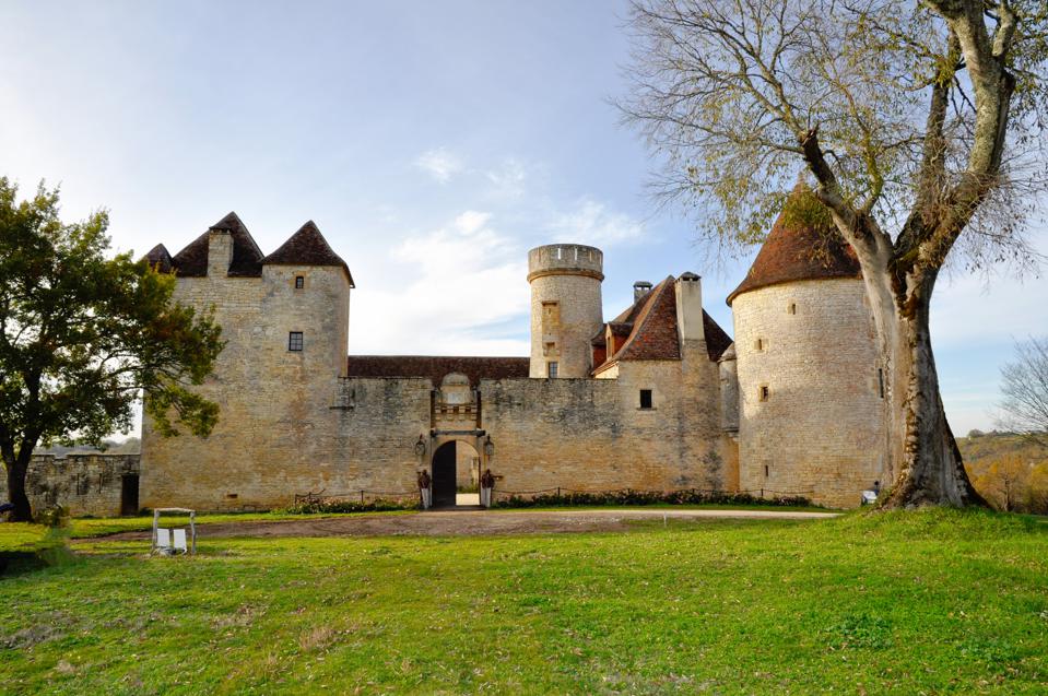14th century chateau southwest france
