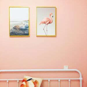 pink-hued bedroom