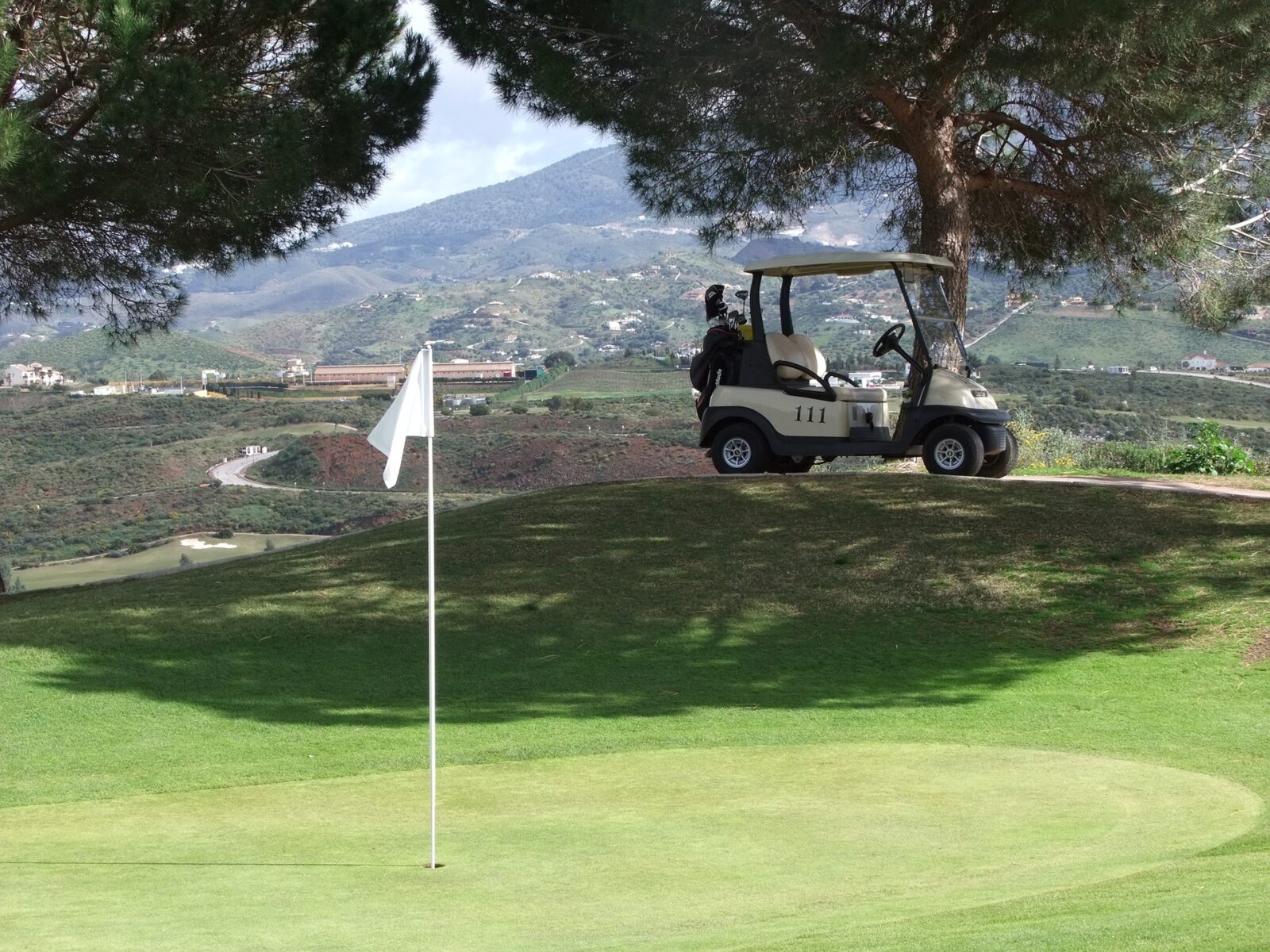 golf course in spain buggy bugyna valley