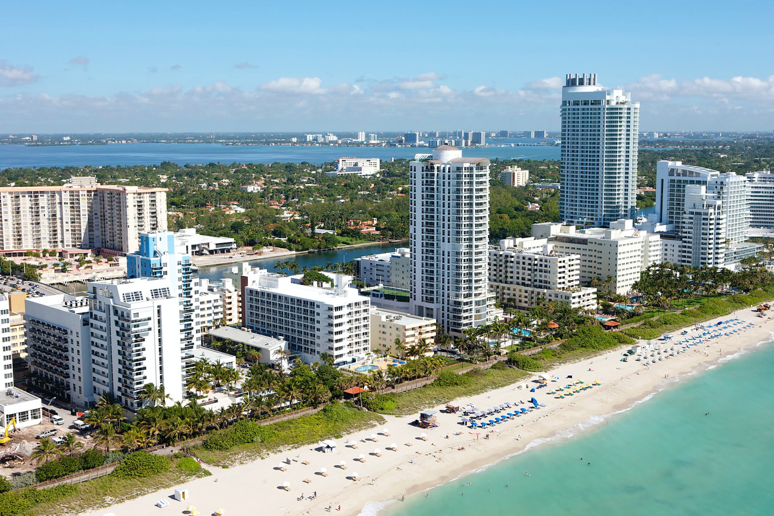 luxury condominiums overlooking the beach in florida