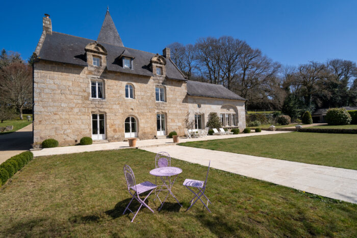 stone manor in brittany, france