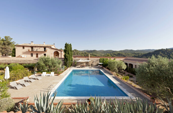 Pool at a Spanish vineyard estate