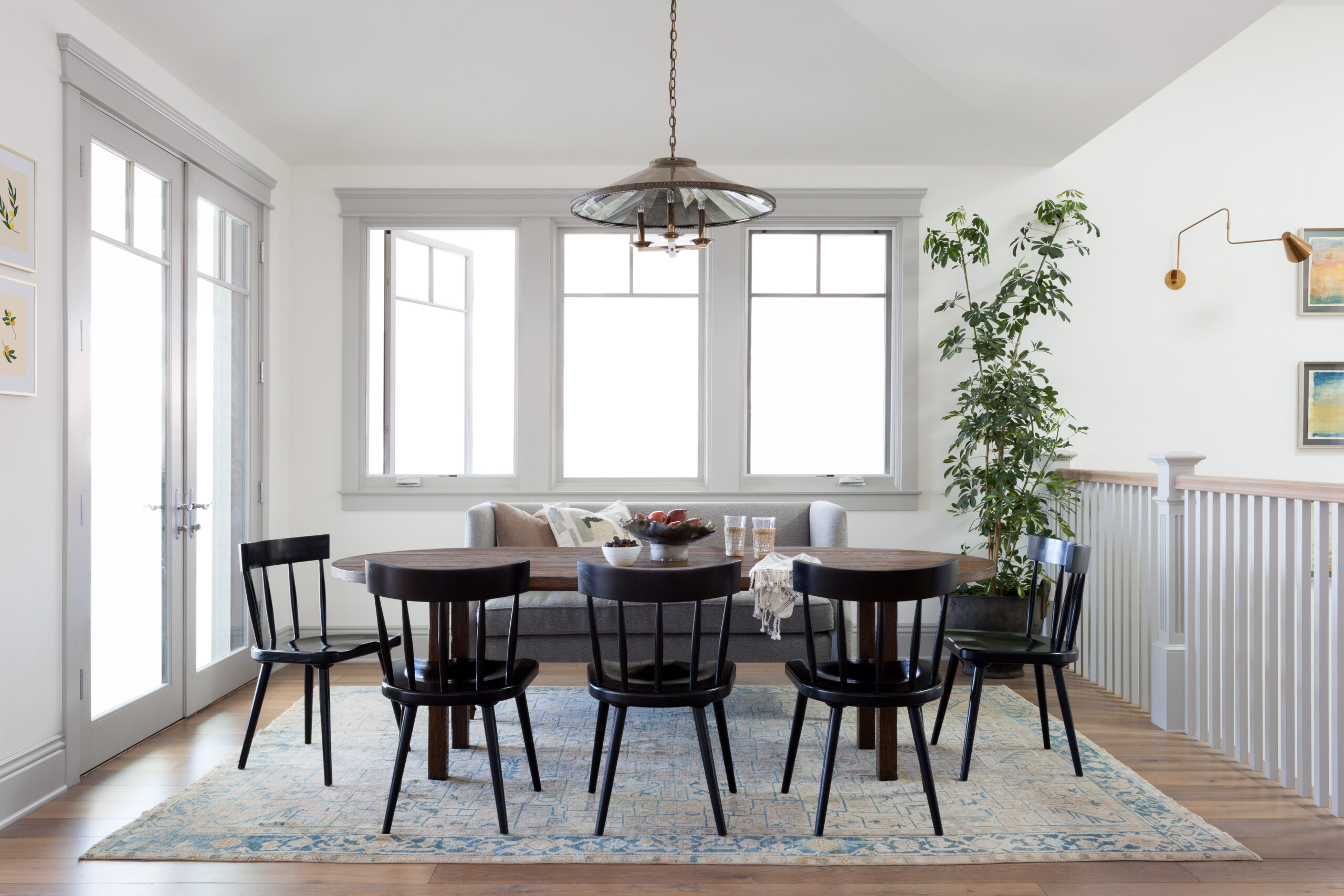 dining room with rug
