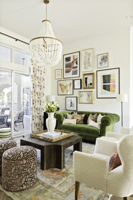 Livable Glamour Living Room Lisa Gimore Design