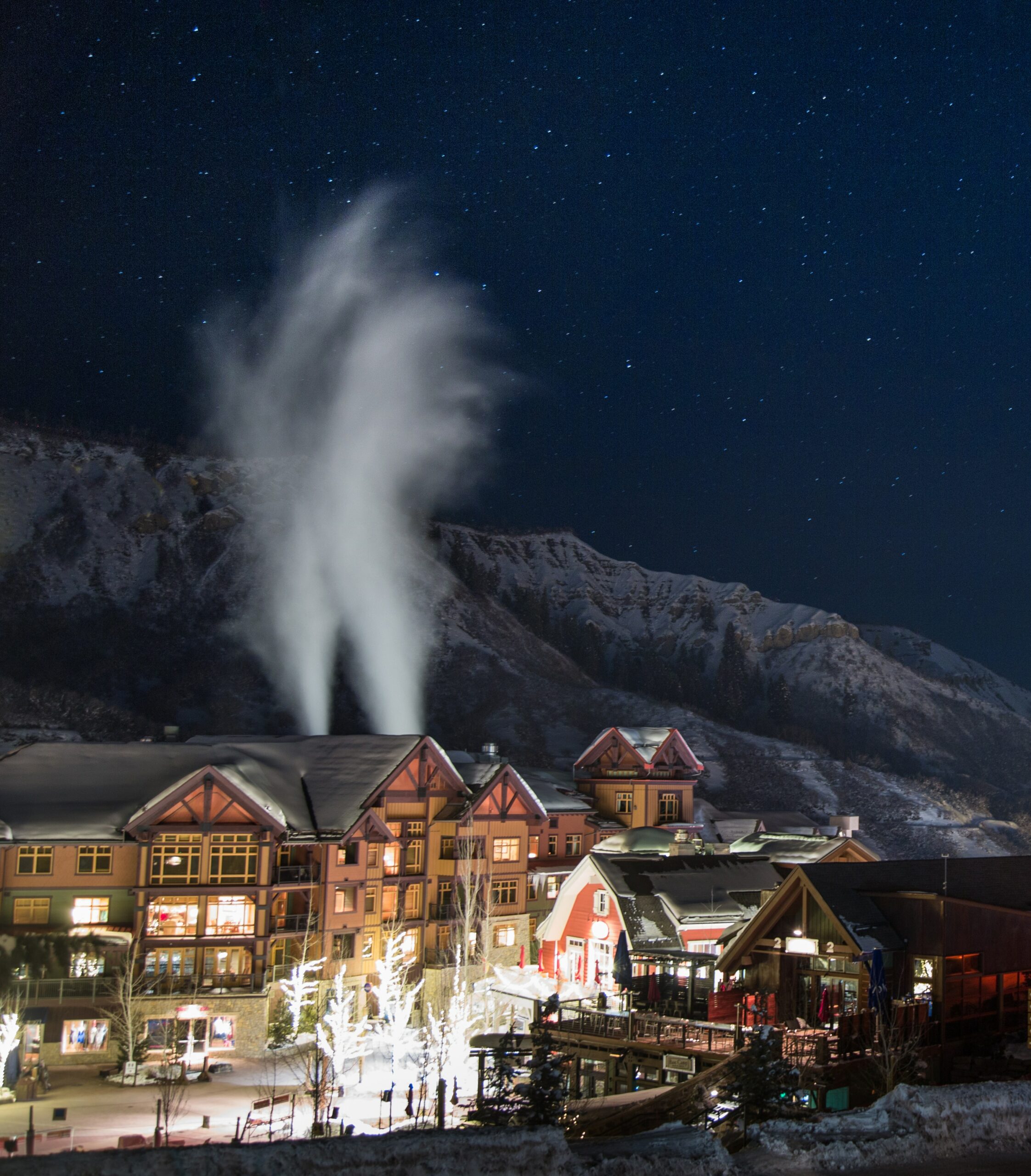 Snowmass Village Colorado At Night