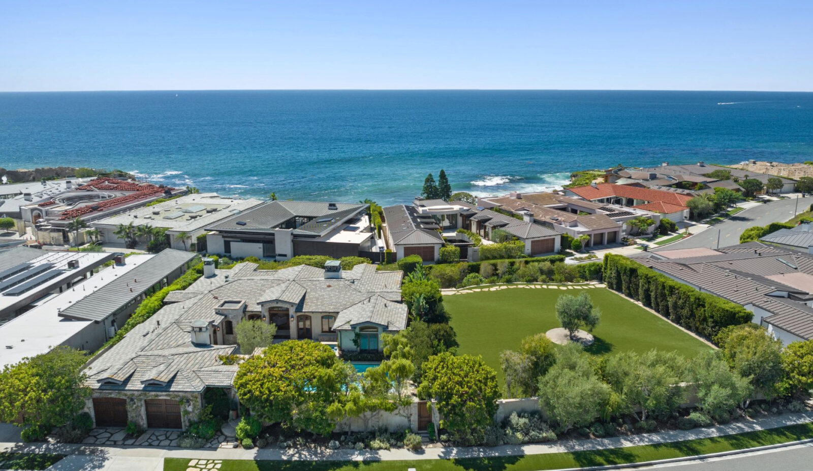 Provencal-inspired, ocean view estate in Corona Del Mar, California
