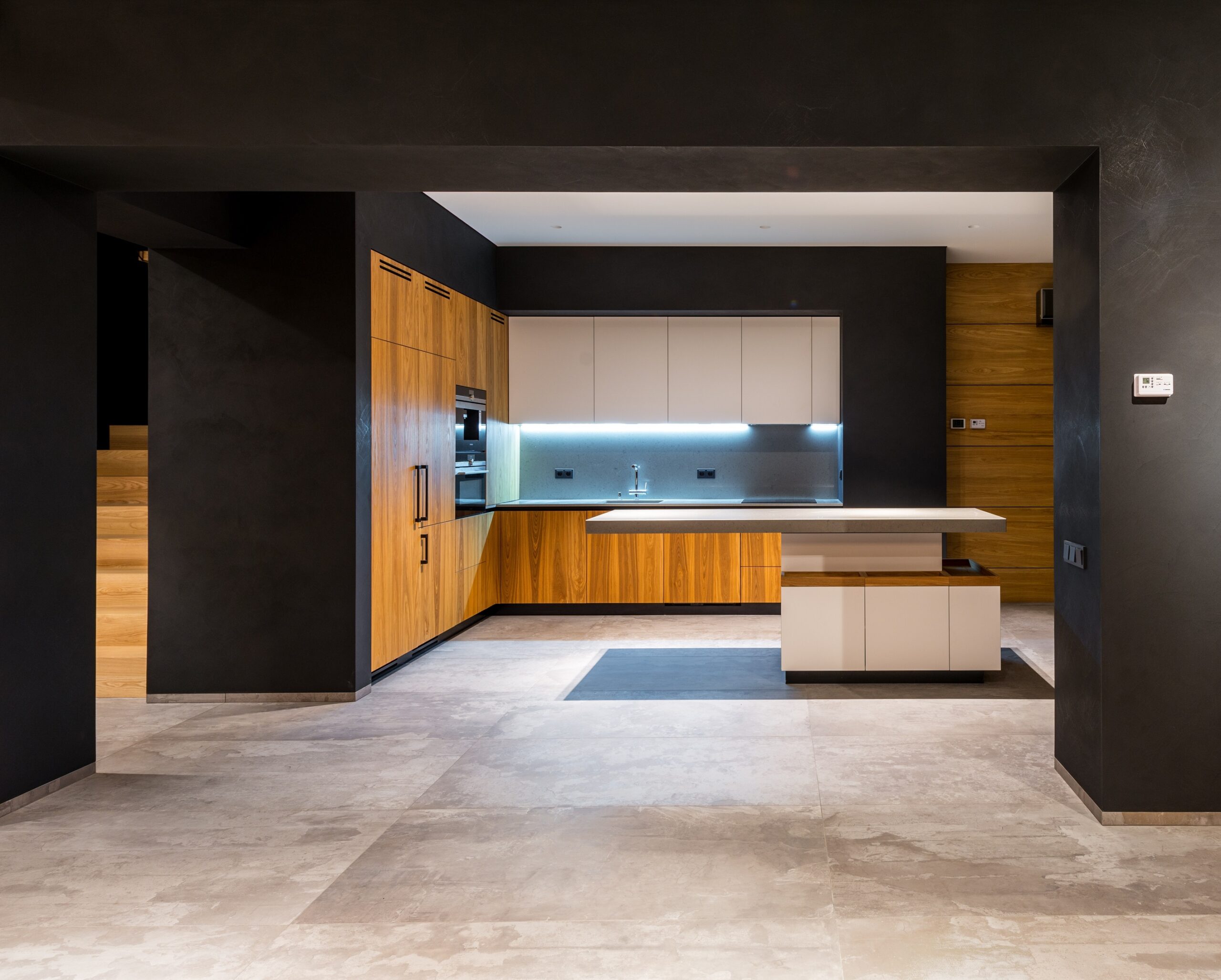 minimalist modern living space
