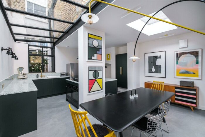 Modern kitchen in London Fields home outfitted by Naked Kitchens