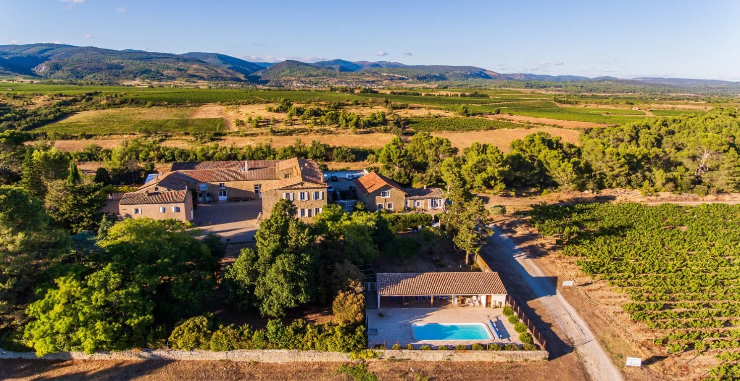 French estate surrounded by gorgeous vinyard