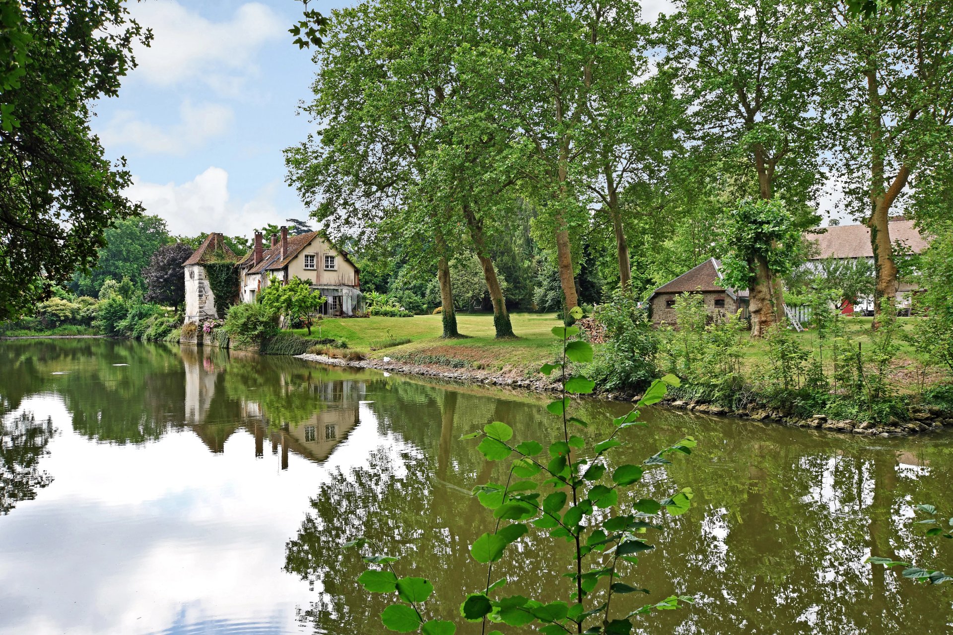 Paris estate with sprawling, storybook-esque grounds.