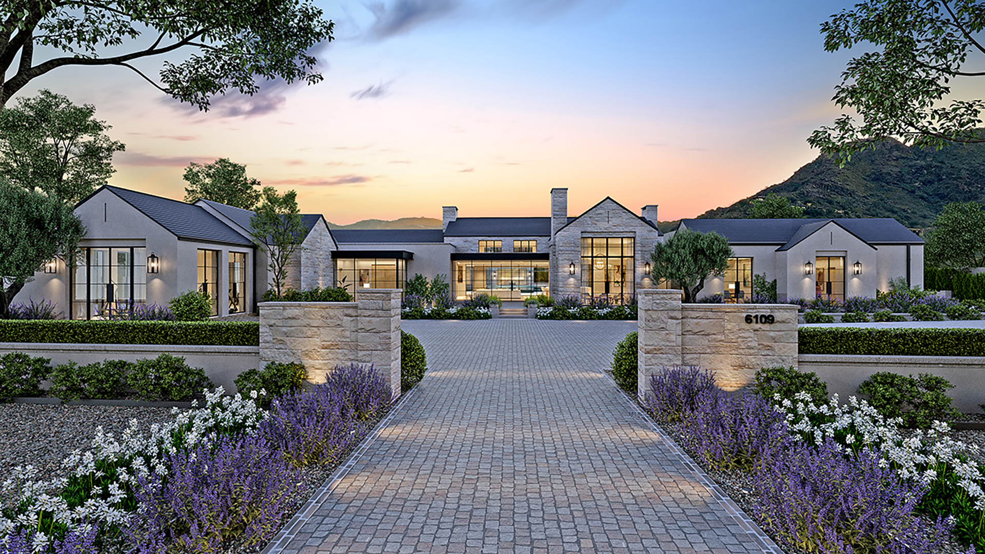 Elegant Estate Designed by AwardWinning Team in the New Luxury