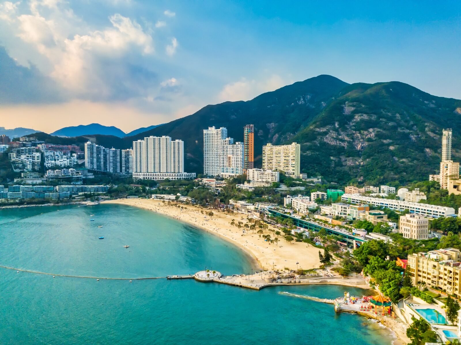 Aerial view of Hong Kong's Repulse Bay