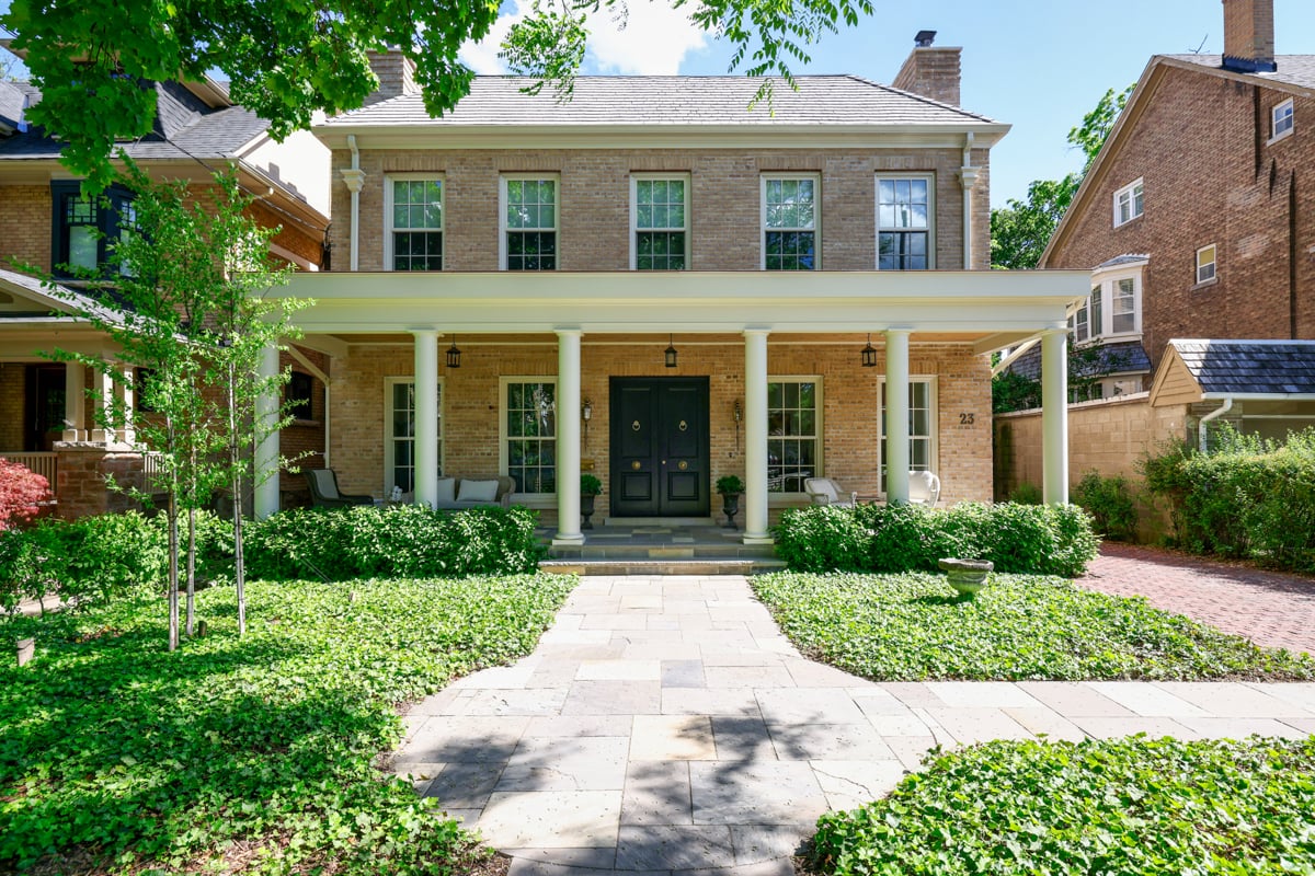 23 Lytton Park Boulevard, Toronto – exterior and porch