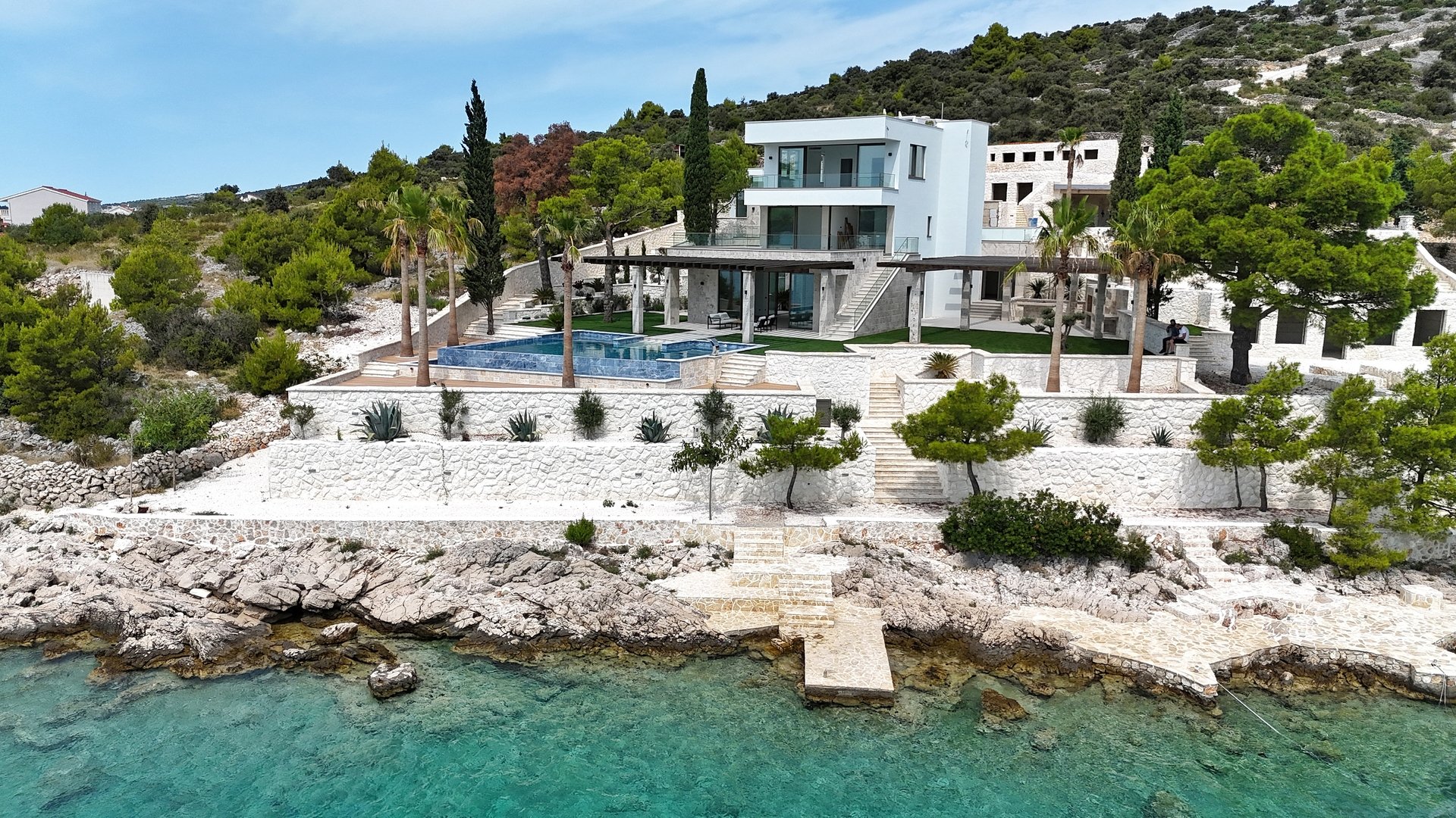 Contemporary villa on Dalmatian coast, Croatia