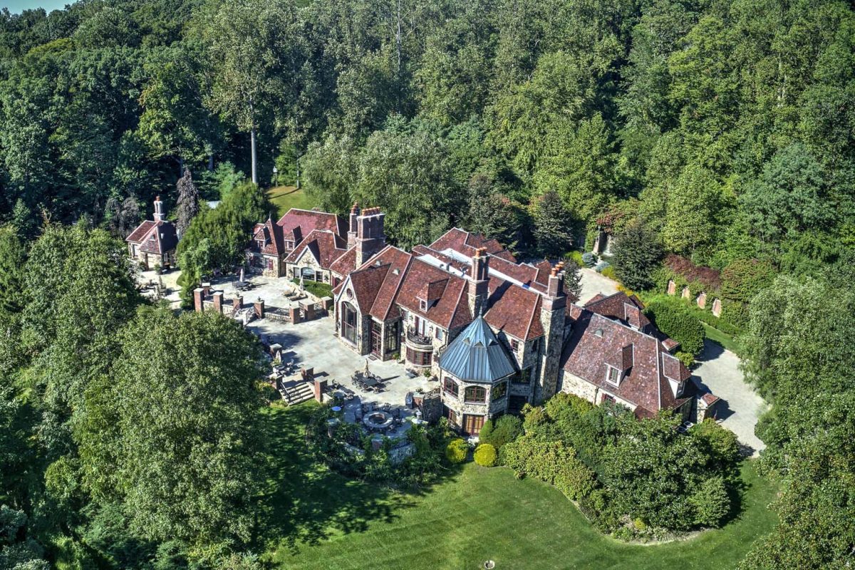 The grand 11,000-square-foot estate combines an ornate design with resort-like amenities. (TURPIN REALTORS)