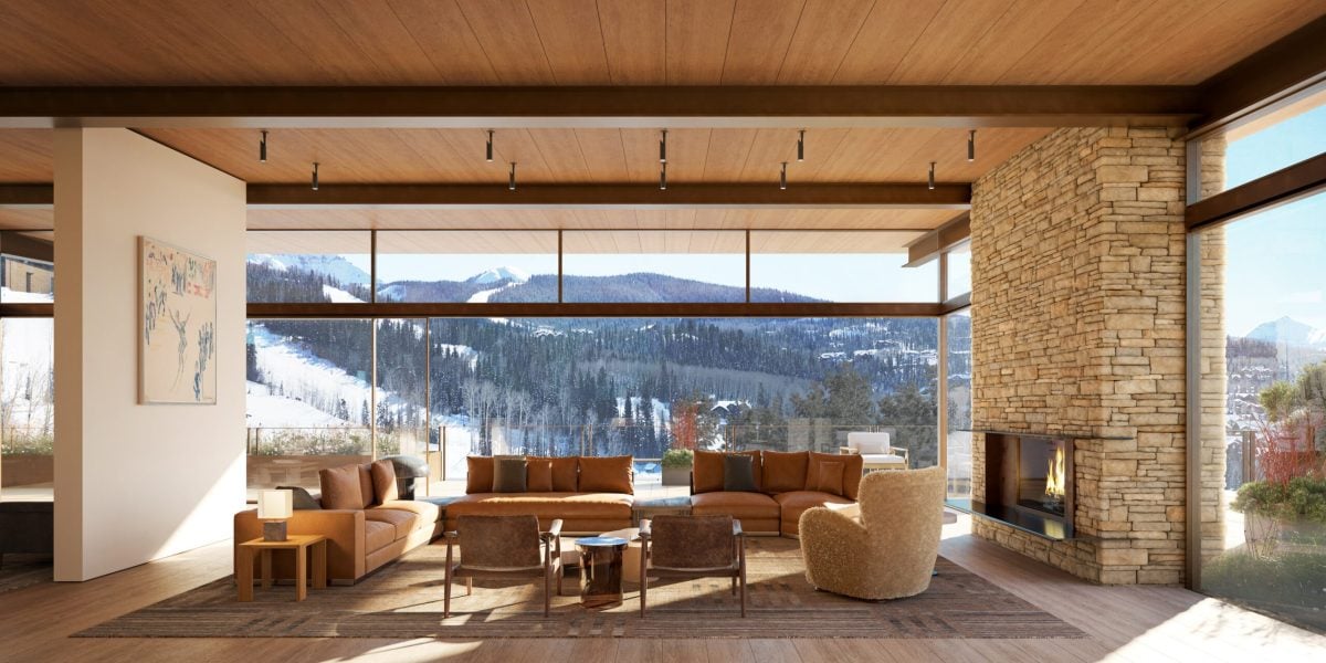 Inspired by the stoic might of the peaks surrounding it, the new Four Seasons Telluride aims to blend the wild majesty of the San Juans with cozy, contemporary, human-scale comforts. (VERO)