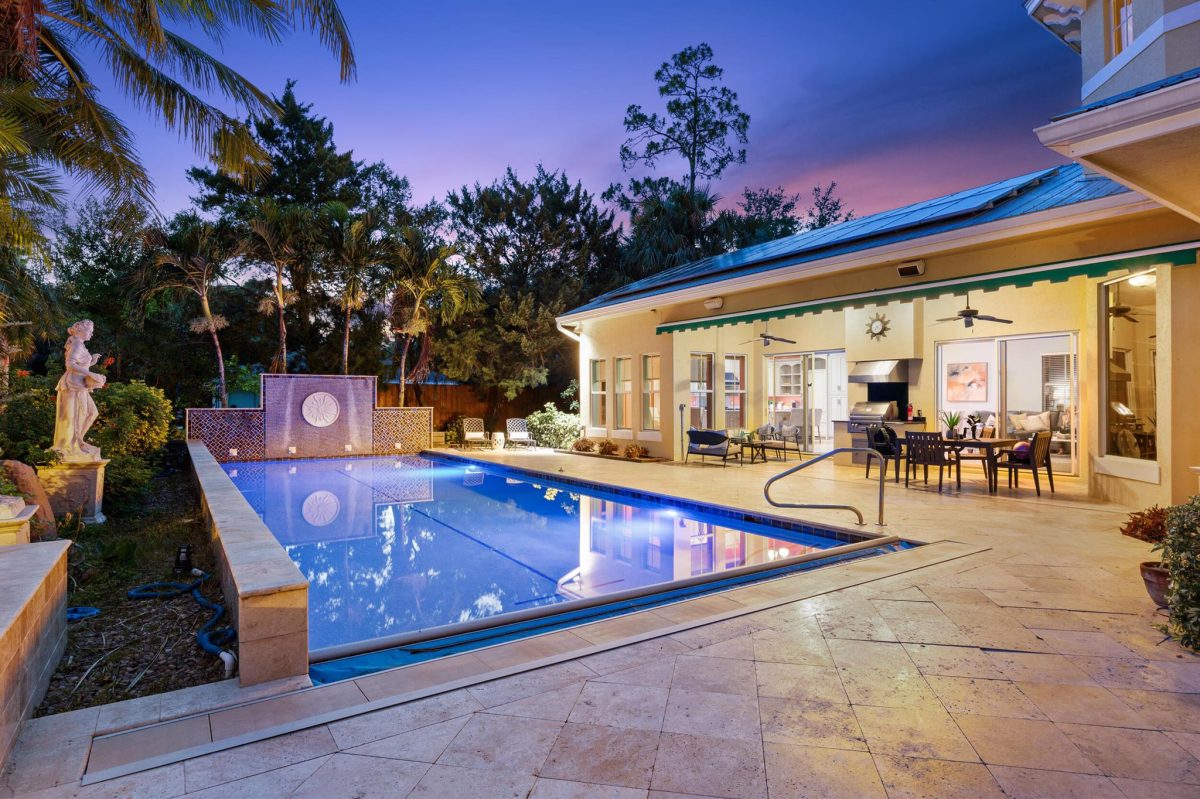 The eco-conscious home spearheaded sustainable construction in Palm Beach County.   (Illustrated Properties)